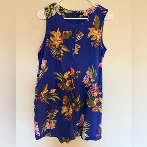 Gibson Women’s Blue Floral Romper